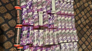 As a Result of Searches Large Quantities of Flammable Objects Intended to Damage Power and Internet Cables on Street Found